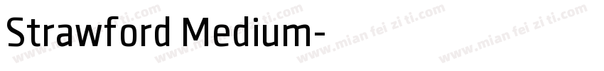 Strawford Medium字体转换